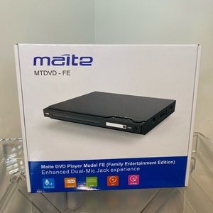 Maite DVD Player MTDVD-FE Edition NEW
Fam Entertain Edition Enhanced Dual-
Mic